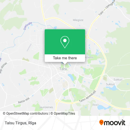 Talsu Tirgus map