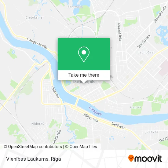 Vienības Laukums map