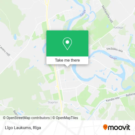 Līgo Laukums map