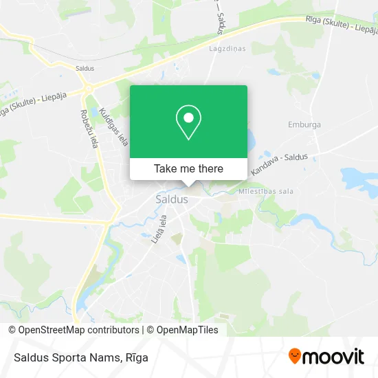 Saldus Sporta Nams map