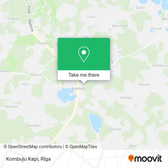 Kombuļu Kapi map