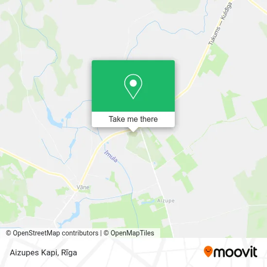 Aizupes Kapi map