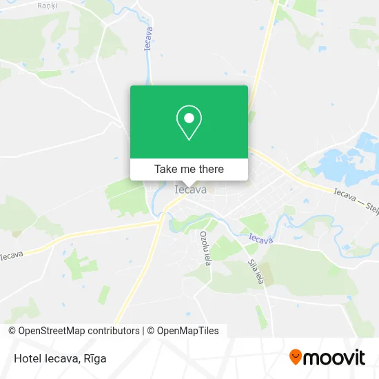 Hotel Iecava map