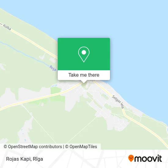 Rojas Kapi map