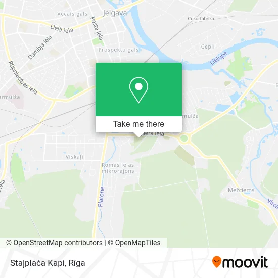Staļplača Kapi map