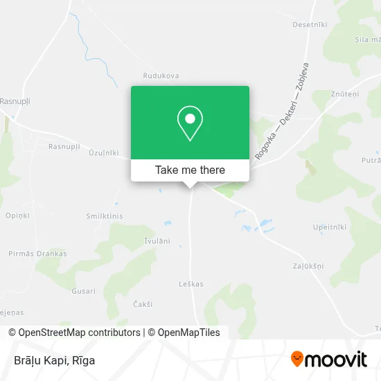 Brāļu Kapi map