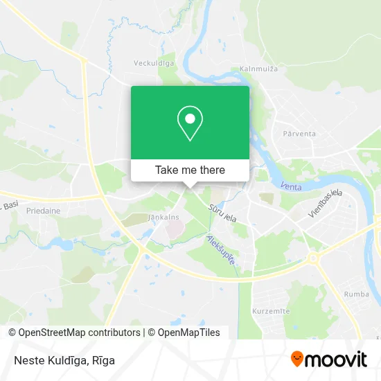 Neste Kuldīga map