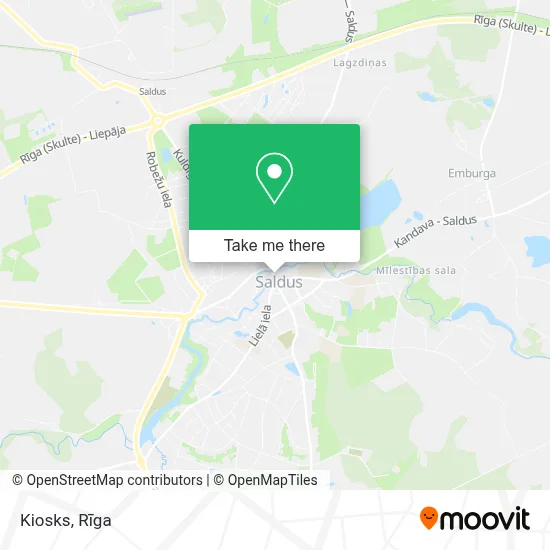 Kiosks map