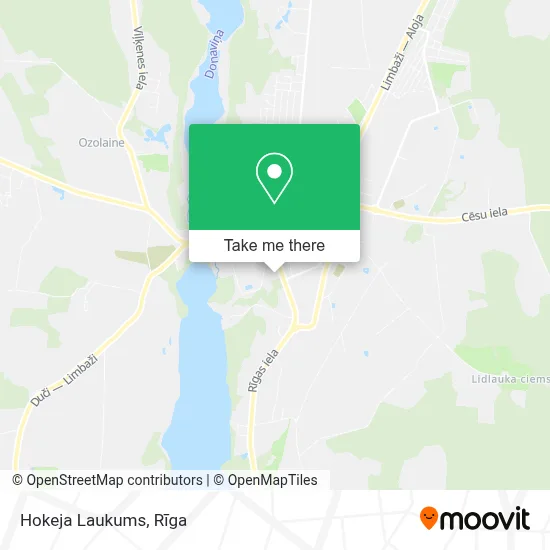 Hokeja Laukums map