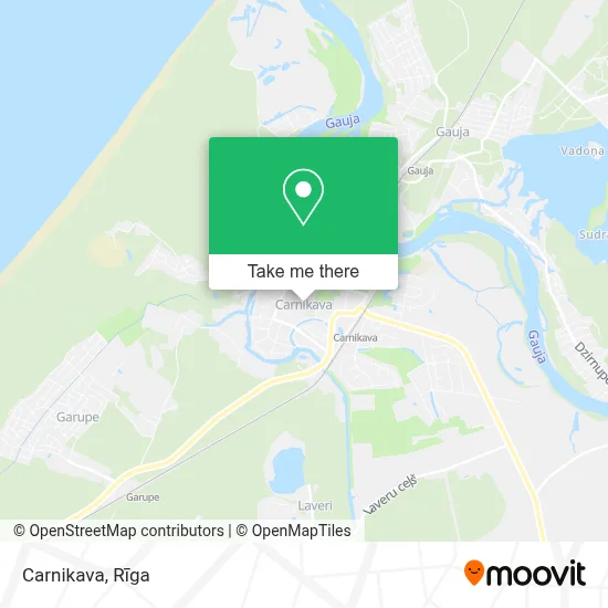 Carnikava map