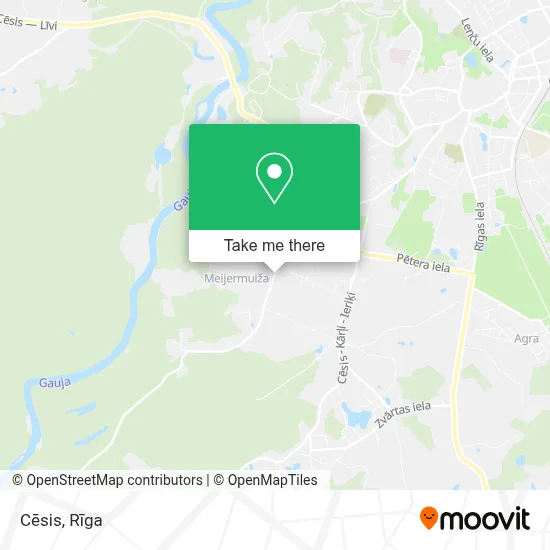 Cēsis map
