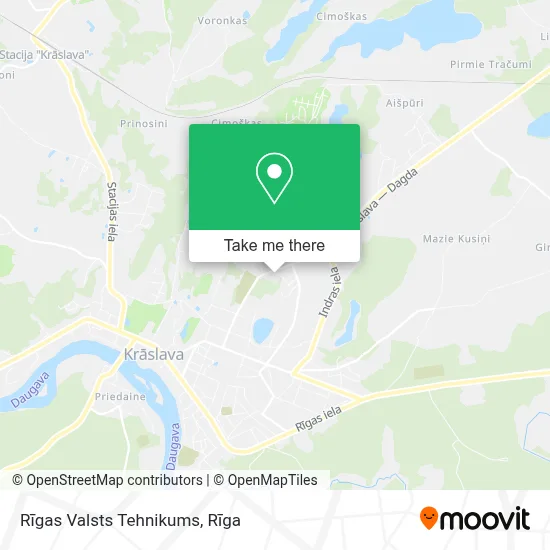Rīgas Valsts Tehnikums map