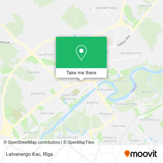 Latvenergo Kac map