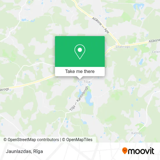 Jaunlazdas map