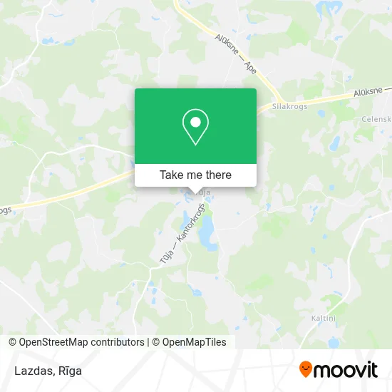 Lazdas map