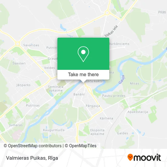 Valmieras Puikas map
