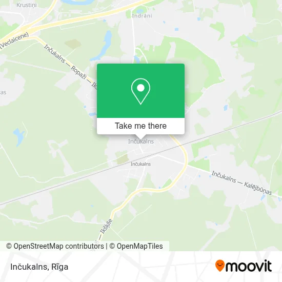 Inčukalns map