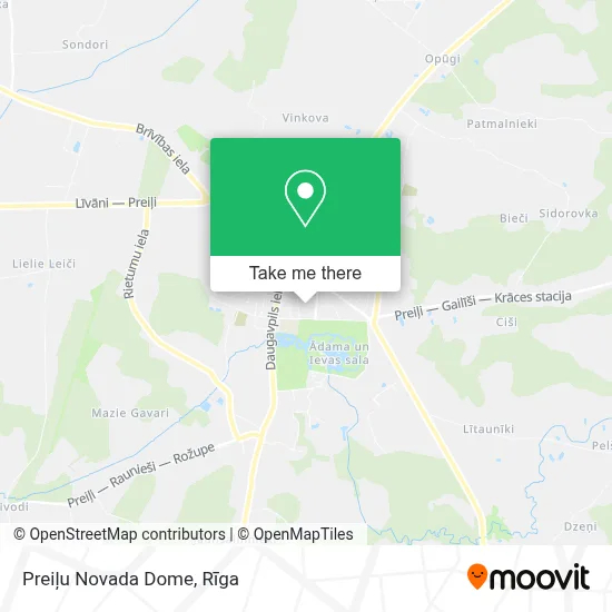 Preiļu Novada Dome map
