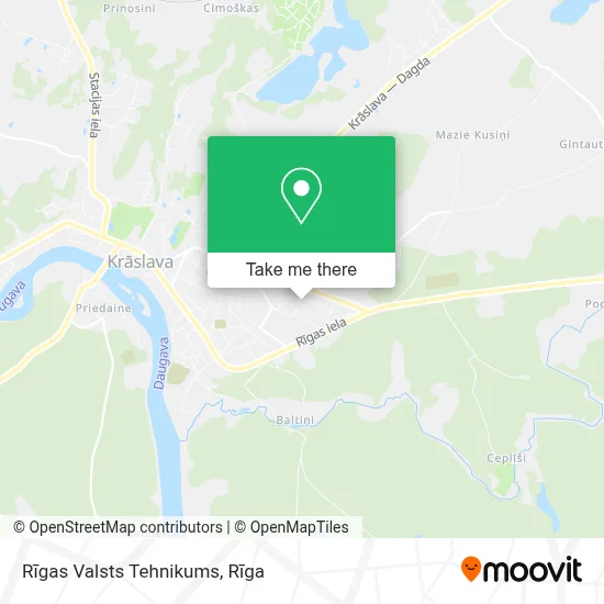 Rīgas Valsts Tehnikums map