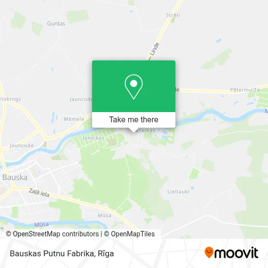 Bauskas Putnu Fabrika map