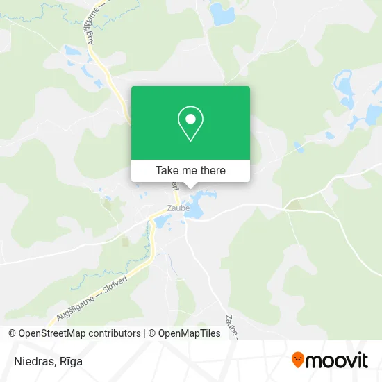 Niedras map