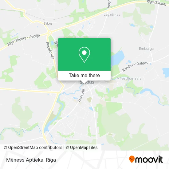 Mēness Aptieka map