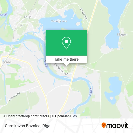 Carnikavas Baznīca map