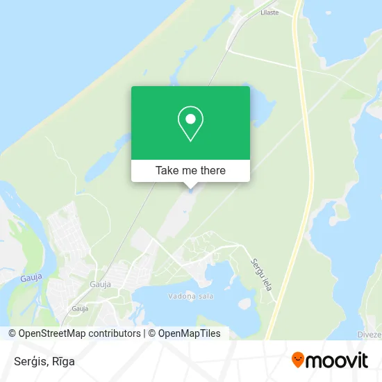 Serģis map