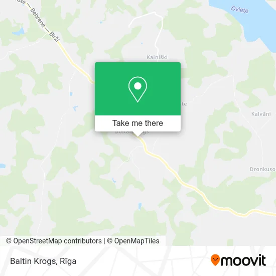 Baltin Krogs map
