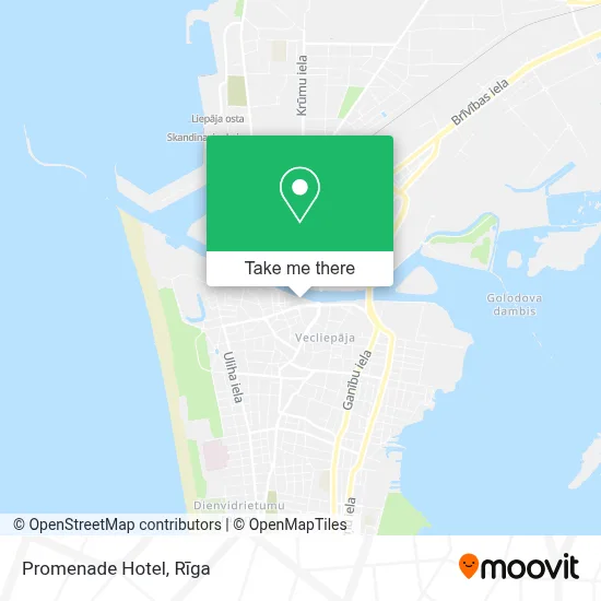 Promenade Hotel map
