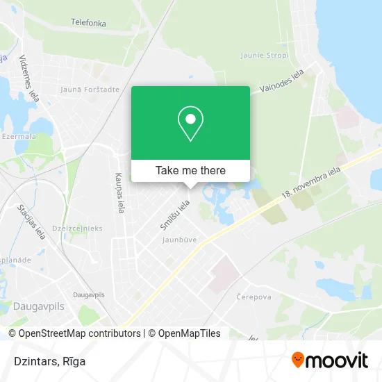 Dzintars map