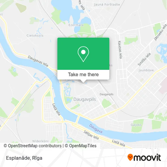 Esplanāde map