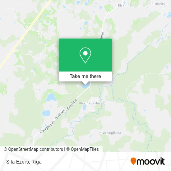 Sila Ezers map