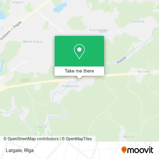Latgale map