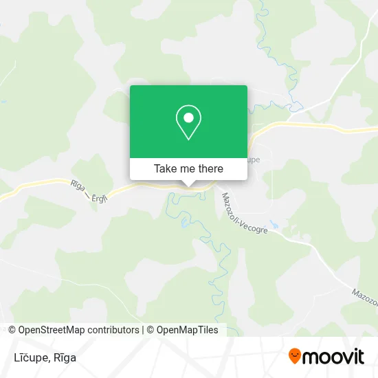 Līčupe map