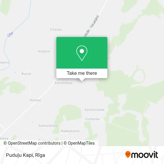 Puduļu Kapi map