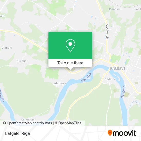 Latgale map