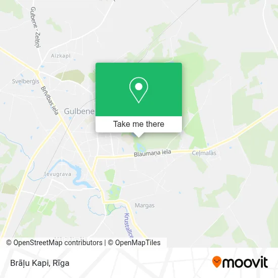 Brāļu Kapi map