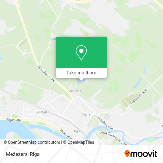Mežezers map