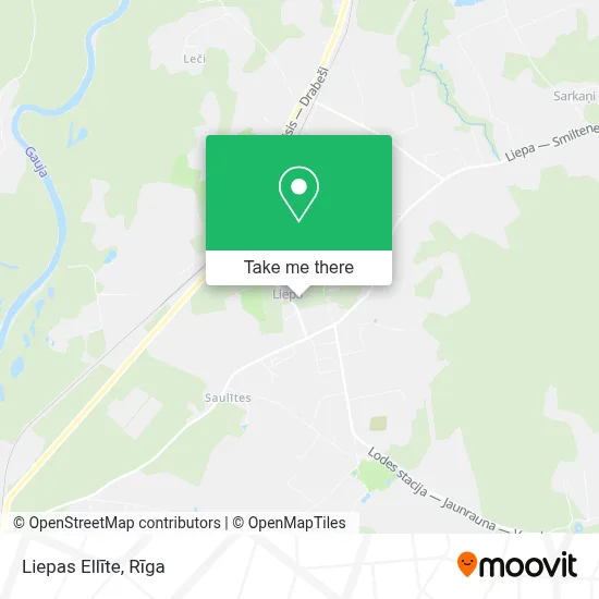 Liepas Ellīte map