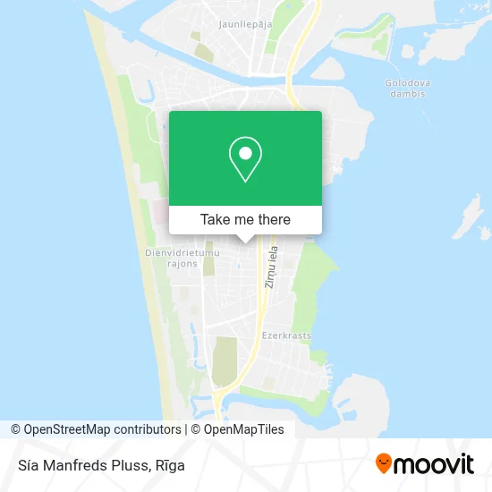 Sía Manfreds Pluss map
