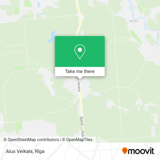 Alus Veikals map