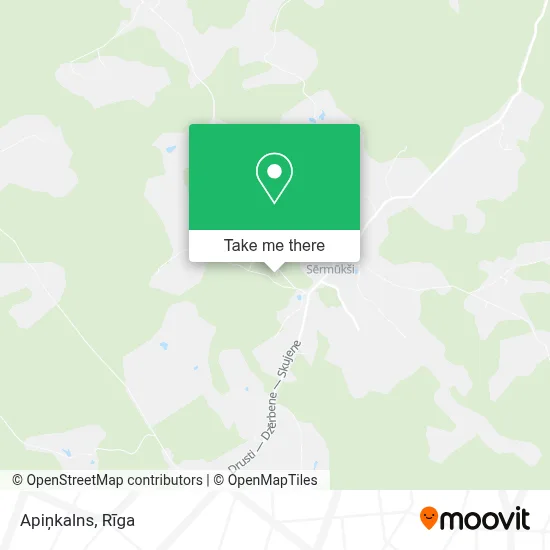 Apiņkalns map
