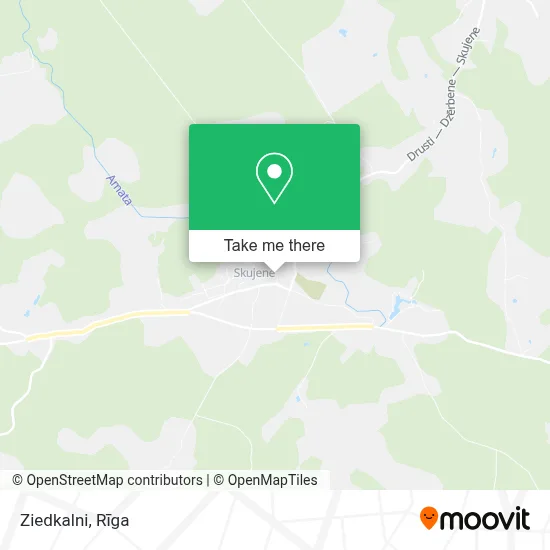 Ziedkalni map