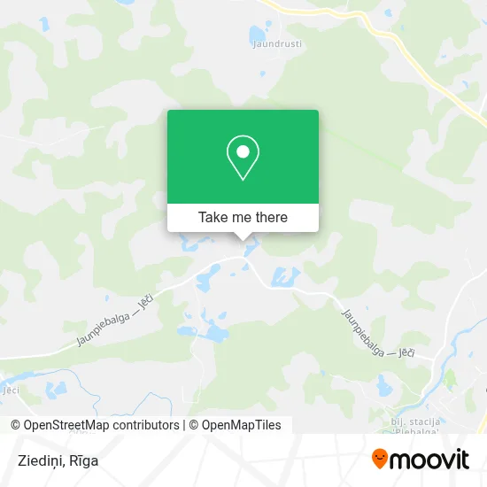 Ziediņi map