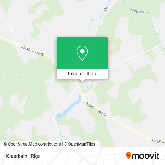 Krastkalni map
