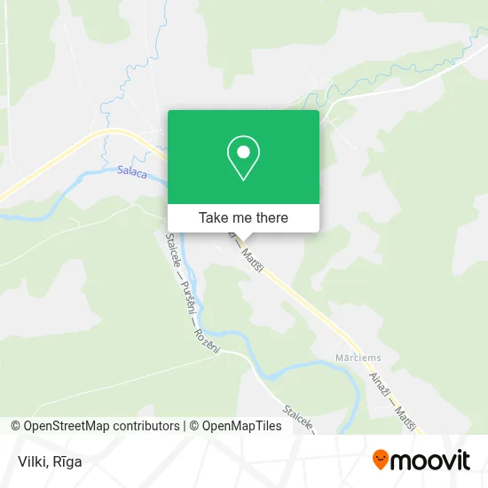 Vilki map