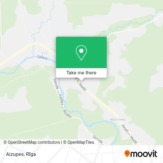 Aizupes map
