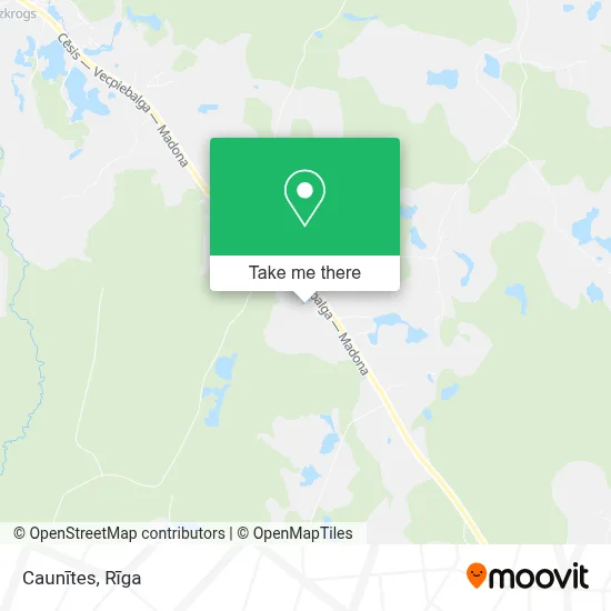 Caunītes map