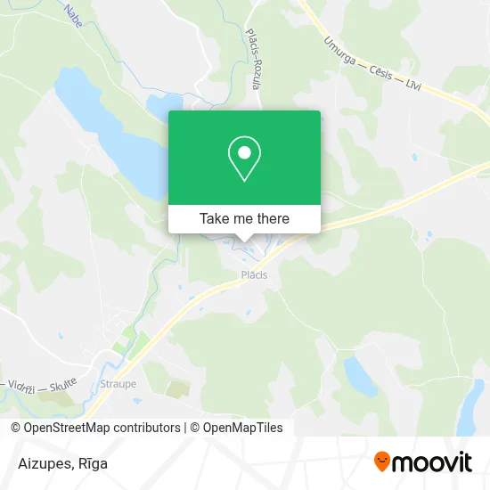 Aizupes map